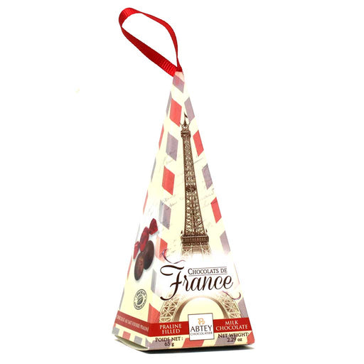 Abtey - Milk Chocolate with Praline Center, Eiffel Tower, 65g (2.3oz) Box - myPanier