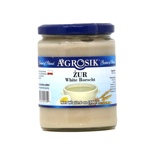 Agrosik - Polish Zur White Borscht Soup, 16oz (450g) Jar - myPanier