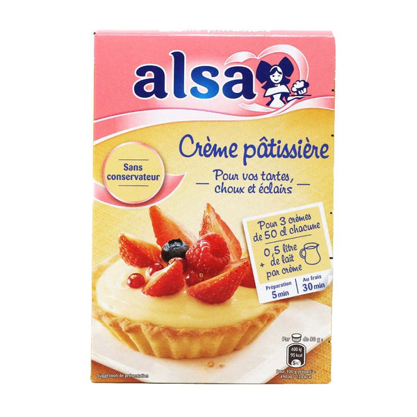 ALSA Préparation crème pâtissière onctu : : Epicerie