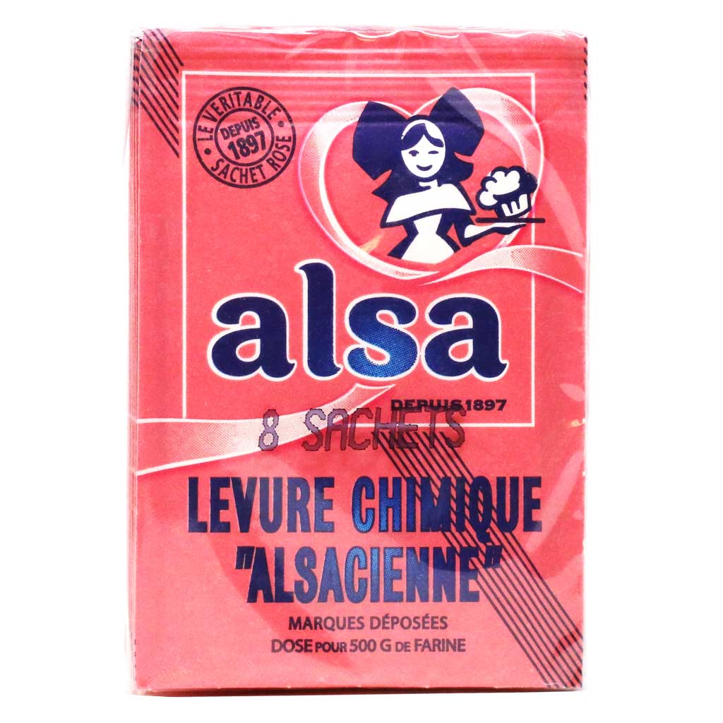Alsa - French Baking Powder Pack of 8 sachets (8x11g)