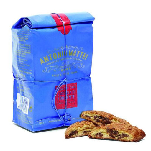 Antonio Mattei - Biscotti di Prato w/ Dark Chocolate Chunks, 250g (8.8oz) Bag - myPanier