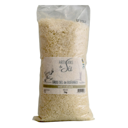 Artisans du Sel - Coarse Guerande Salt Raw Harvest, 1kg - myPanier
