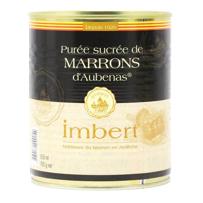 Imbert - Aubenas Sweetened Chestnut Puree, 1.98lb (850ml) Can - myPanier