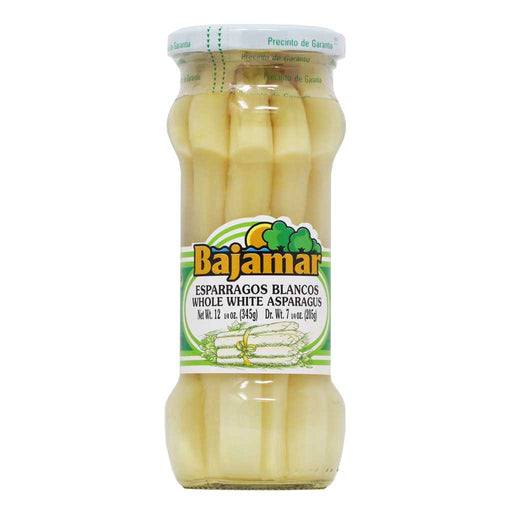 Bajamar - Thick White Asparagus Spears in a Glass Jar, 12.3oz (345g) - myPanier