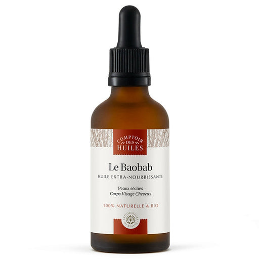 Baobab Oil for Body, Face & Hair - Dry Skins, 50ml - myPanier