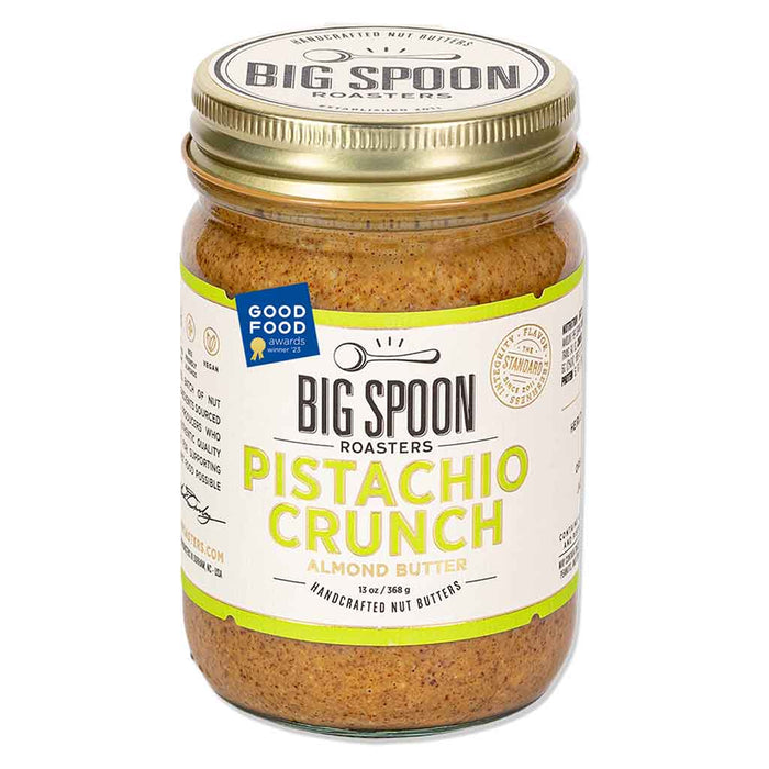 Big Spoon Roasters - Pistachio Crunch Almond Butter, 13oz (368g)