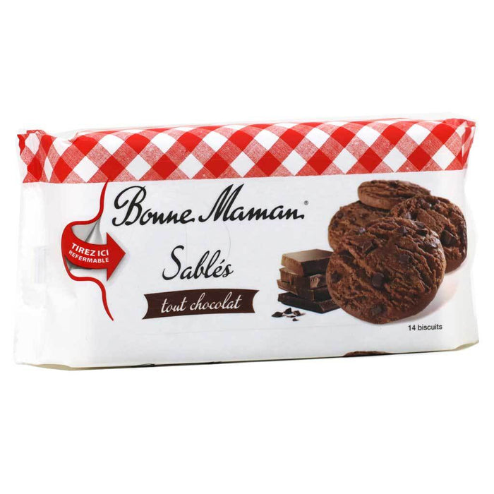 Bonne Maman - Chocolate Shortbread Cookies, 5.2oz (150g) - myPanier