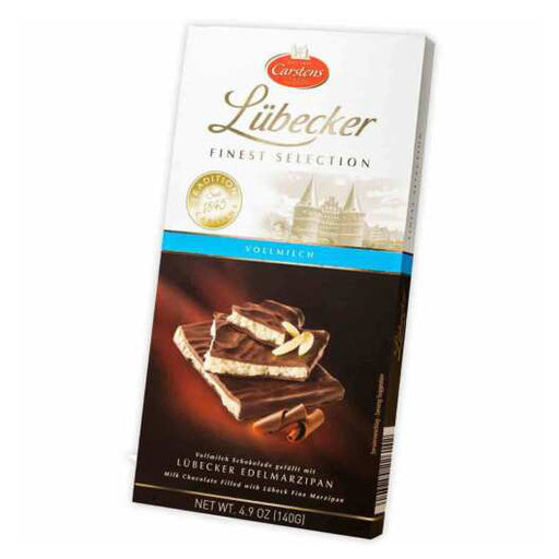 Carstens - Milk Chocolate Lubecker Marzipan Bar, 140g (4.9oz) - myPanier