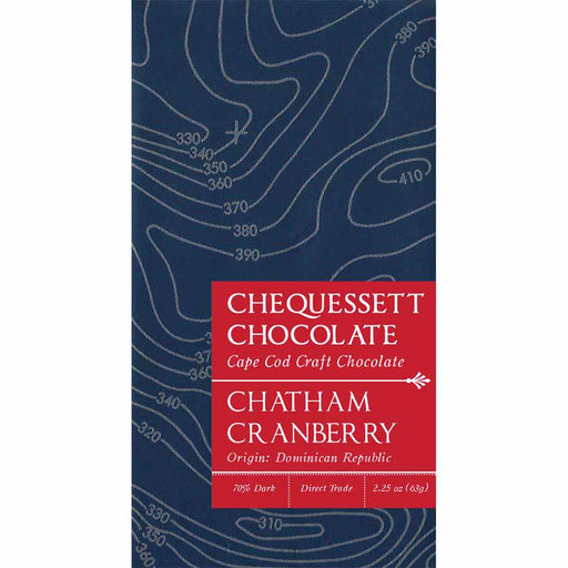 Chequessett Chocolate - Chatham Cranberry Bar, 2.25oz (63g) - myPanier