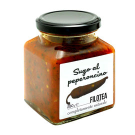 Filotea - Chili Pepper Pasta Sauce, 280g (9.8oz) Jar - myPanier