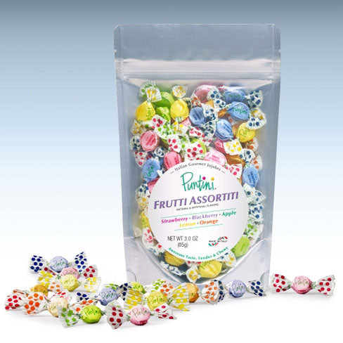 Chipurnoi Candy - Puntini Frutti Assortitti  3oz (85g) Bag - myPanier