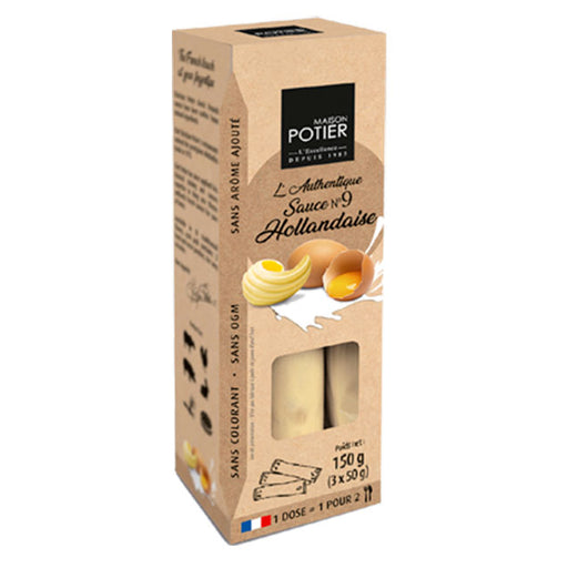 Christian Potier - Hollandaise Heat & Serve Sauce, 3 x 50g - myPanier