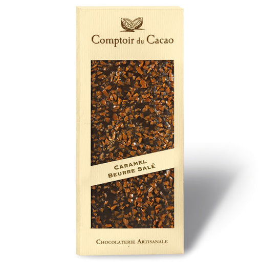 Comptoir du Cacao - Dark Chocolate with Salted Butter Caramel, 90g - myPanier