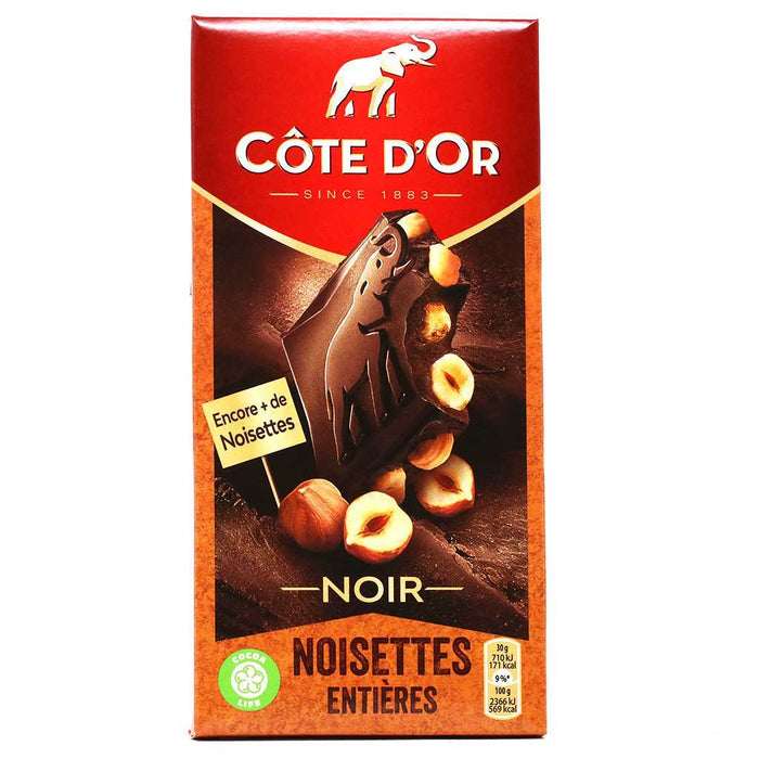 Cote d'Or - Dark Chocolate W/ Hazelnuts, 180g (6.4oz)