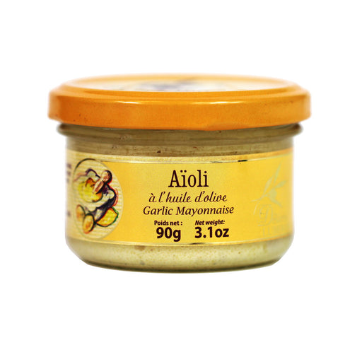 Delices du Luberon - Garlic Aioli Sauce from Provence, 90g (3.2oz) Jar - myPanier