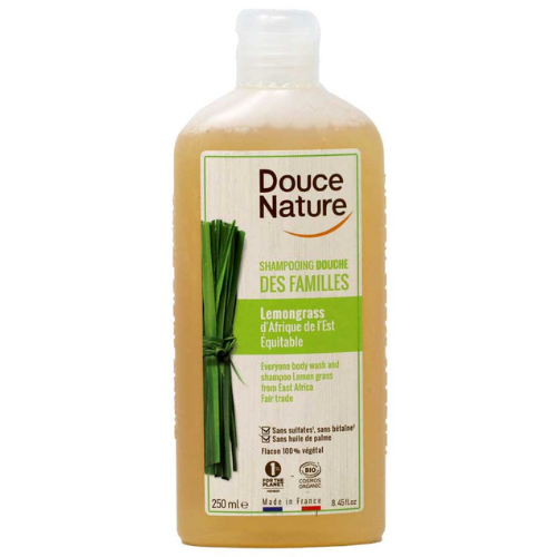 Douce Nature - Shower Gel & Shampoo Lemongrass 250ml - myPanier