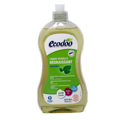 Ecodoo - Degreasing Dishwashing liquid with Vinegar & Mint - myPanier