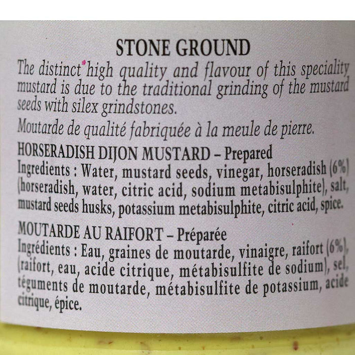 Edmond Fallot - Dijon Mustard Horseradish, 205g (7.2oz) Jar - myPanier