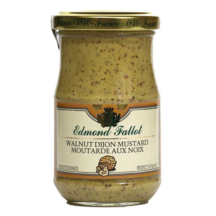 Edmond Fallot - Dijon Mustard Walnut,210g (7.4oz) Jar - myPanier