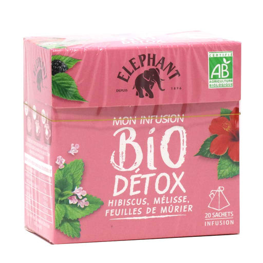 Elephant - Organic Detox Herbal Tea, 20 Sachets - myPanier
