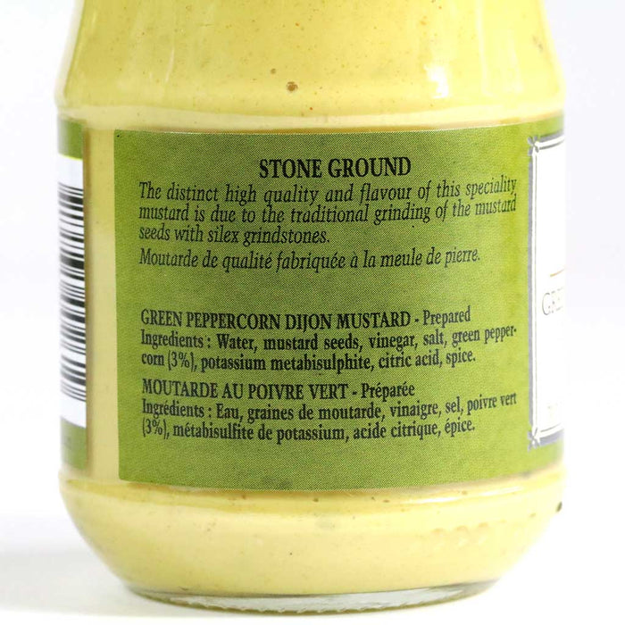 Dijon Mustard - Green Peppercorn, 210g (7.4oz) Jar - myPanier