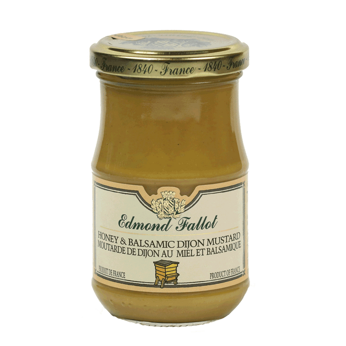 Edmond Fallot - Honey & Balsamic Mustard, 210g (7.4oz) Jar - myPanier