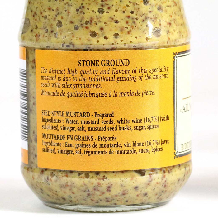 Edmond Fallot - Old-Fashioned Seeded Dijon Mustard, 205g (7.2oz) Jar - myPanier