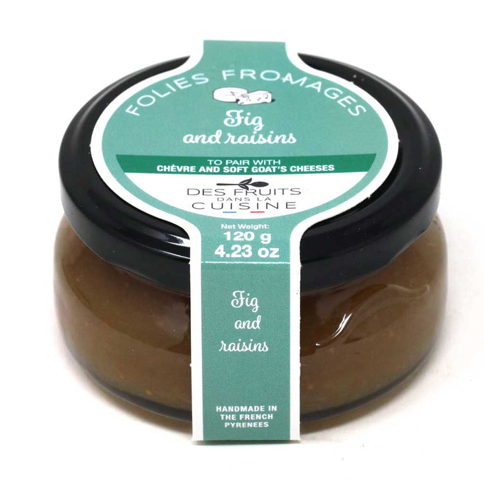 Les Folies Fromages - White Fig Jam for Goat Cheese, 3.4oz (96.3g)