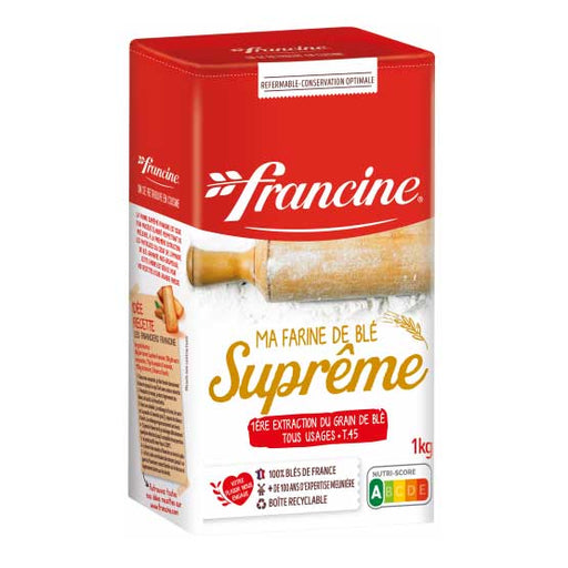 Francine - Wheat Flour Supreme, 1kg (2.2 lb) Box - myPanier