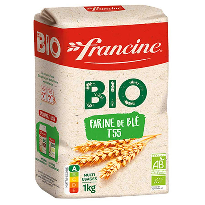 Francine - Organic Wheat Flour, 1kg (2.2lb) - myPanier