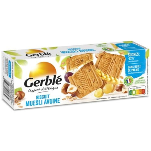 Gerble - Biscuit Muesli Oats, 290g (10.3oz) - myPanier