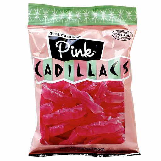 Gerrit's Gummy Pink Cadillacs, 5.2oz (150g) Bag - myPanier