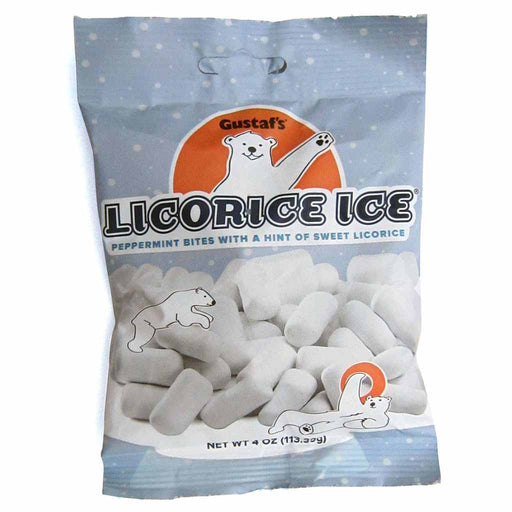 Gustaf Licorice Ice Peppermint Bites, 4oz Bag - myPanier