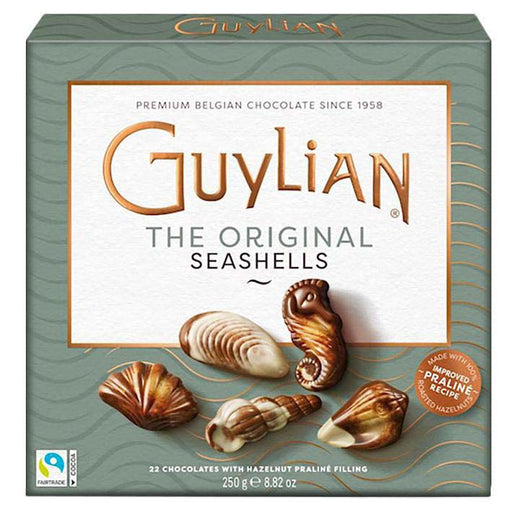 Guylian - Sea Shells Assorted Shapes w/ Hazelnut Praline Filling, Holiday Gift Box - myPanier