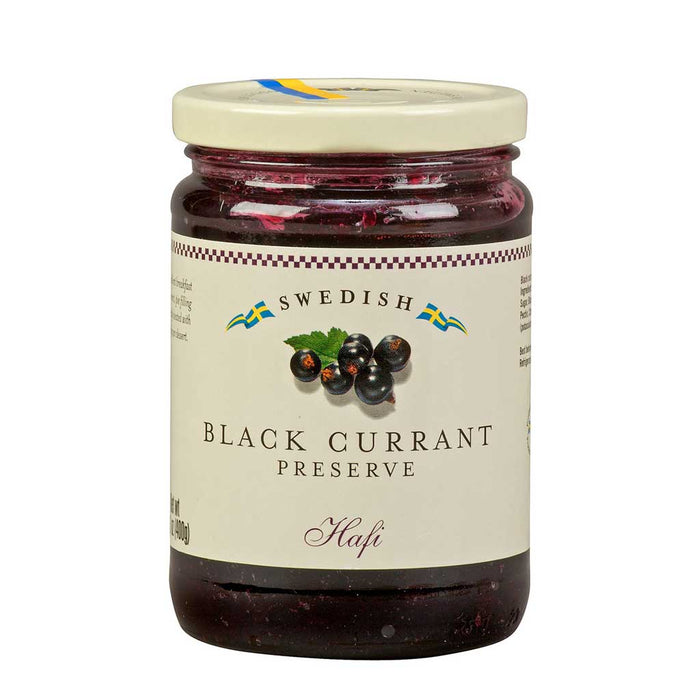 Hafi - Swedish Black Currant Preserves, 415g (14.1oz) Jar - myPanier