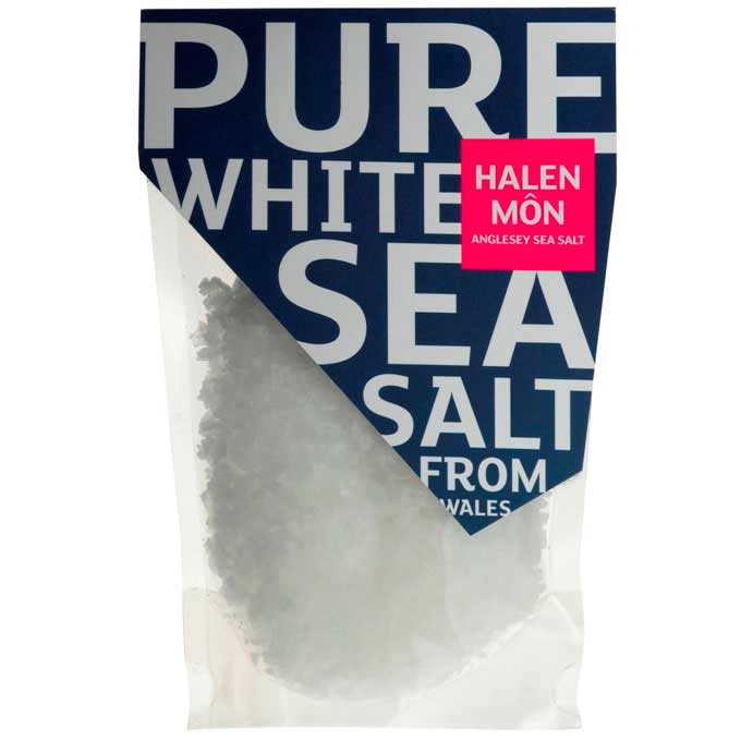 Halen Mon - Pure White Sea Salt PDO, 100g Pouch - myPanier