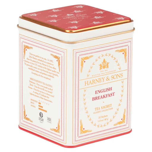 Harney & Sons - English Breakfast Tea Sachets, 20ct Tin - myPanier