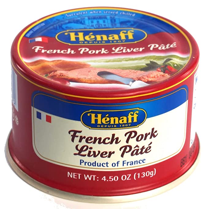 Henaff - French Pork Liver Pate, 130g (4.6oz) Can - myPanier