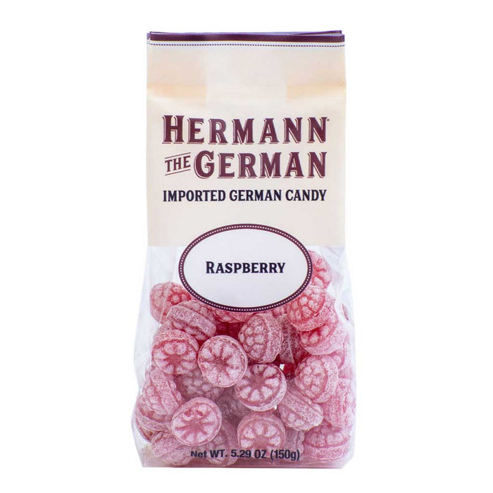 Hermann the German - Raspberry Hard Candy, 150g (5.3oz) - myPanier