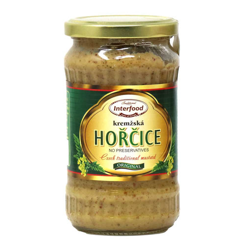 Interfood Horcice Kremzska - Czech Mustard, 341g (12oz) - myPanier
