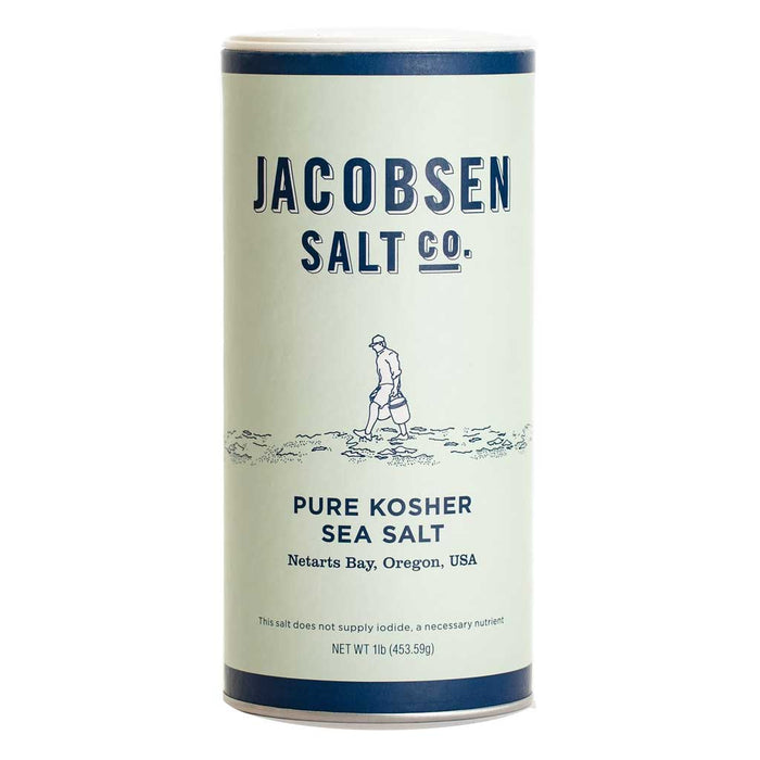 Jacobsen Co. - Kosher Sea Salt 1lb Canister – Old World Deli