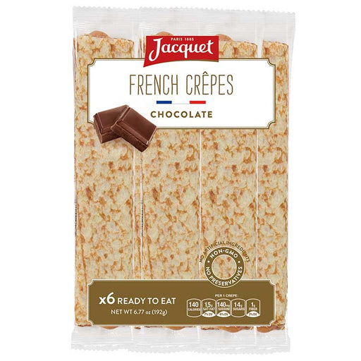 Jacquet - Chocolate French Crepes (Ready to Eat), 6 pc - myPanier
