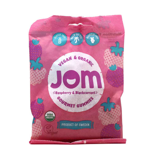 Jom - Organic Raspberry & Blackcurrant Gummy Candies - myPanier
