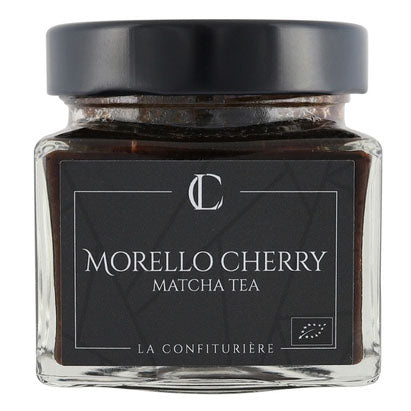 La Confituriere - Organic Morello Cherry & Matcha Tea Jam, 200g (7.1oz) Jar - myPanier