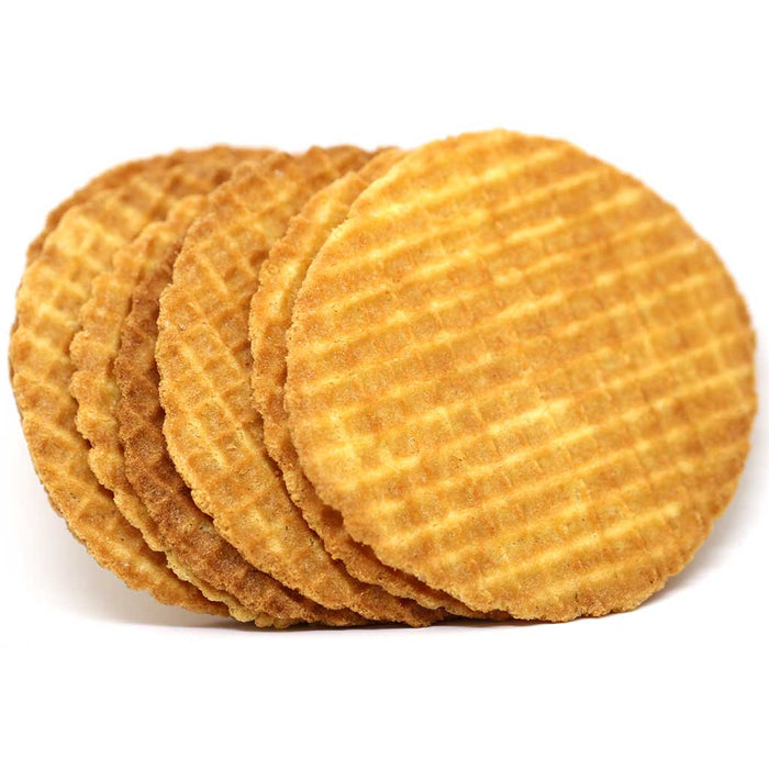 La Dunkerquoise - Pure Butter Waffle Cookies (Caramel), 5.3oz (150.3g) Tray - myPanier