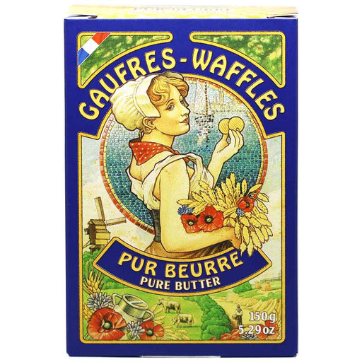 La Dunkerquoise - Pure Butter Waffle Cookies (Original), 5.3oz (150.4g) Tray - myPanier