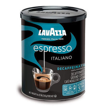 Lavazza - Decaf Espresso Can Ground 100% Arabica , 8oz (227g) - myPanier