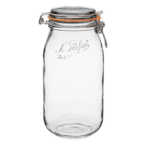 Le Parfait - 2L Rounded French Glass Storage Jar W Airtight Rubber Seal- myPanier
