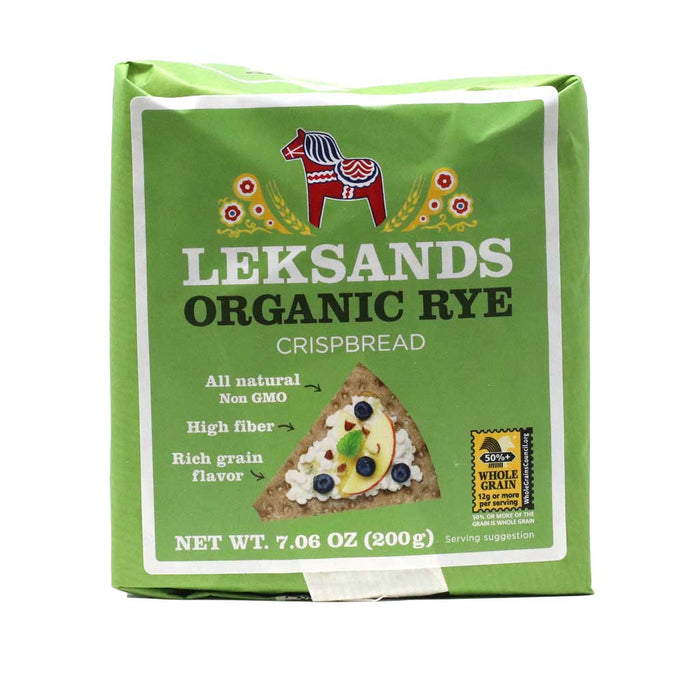 Leksands - Organic Rye Crispbread Triangles, 7.1oz (200g) - myPanier