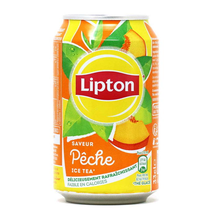 Lipton - Iced Peach Tea, 33cl (11.2 fl oz) Can - myPanier
